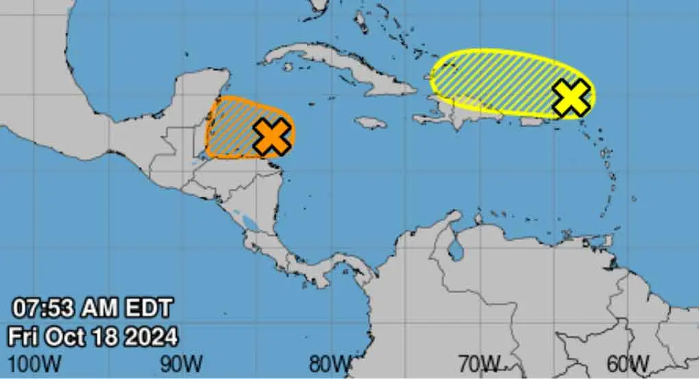 Temporada ciclónica podría ocasionar lluvias al norte Honduras y Mexico