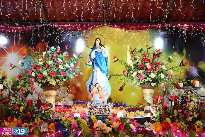 Managua celebra a la Purísima con concurso de altares