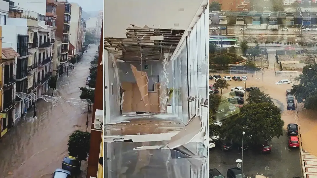 Nueva DANA golpea el sur de España: Málaga y Tarragona en alerta roja