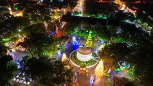 Masaya se llena de luz y color para celebrar la temporada navideña