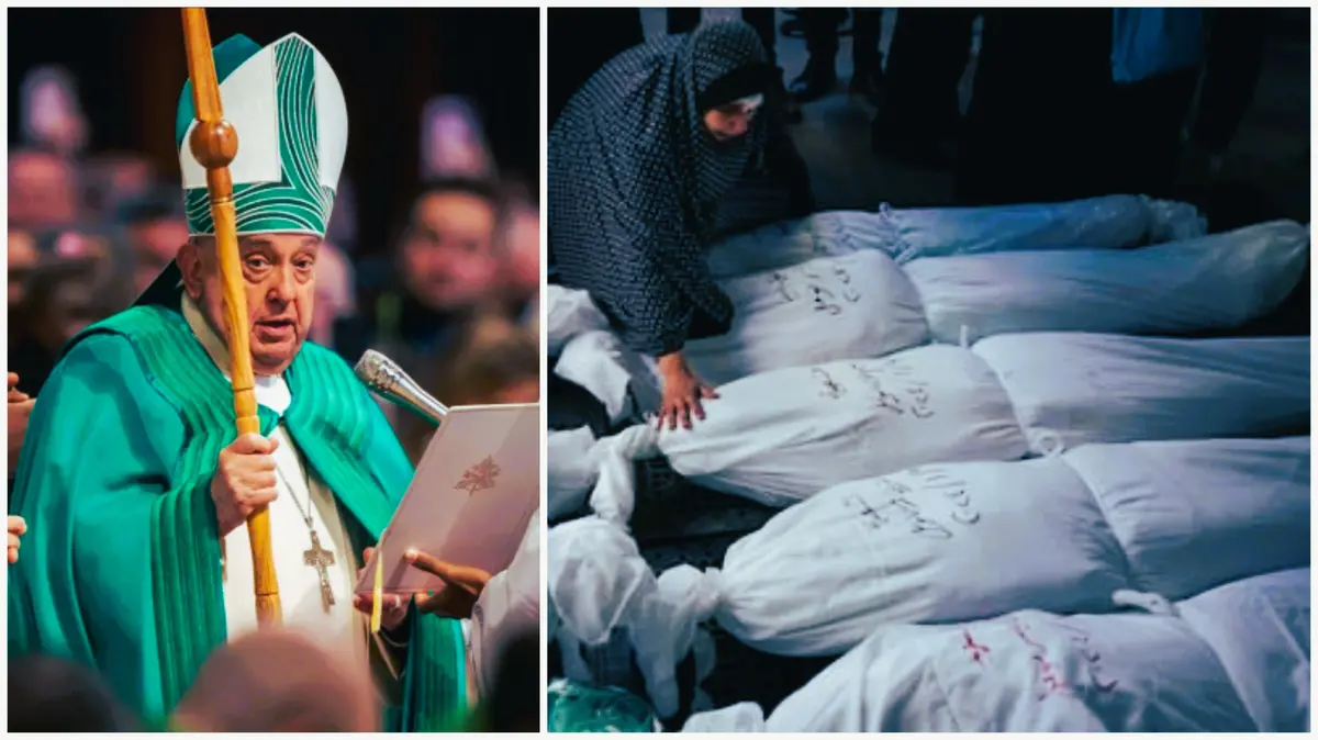 Papa Francisco exige investigar el posible genocidio de Israel en Gaza