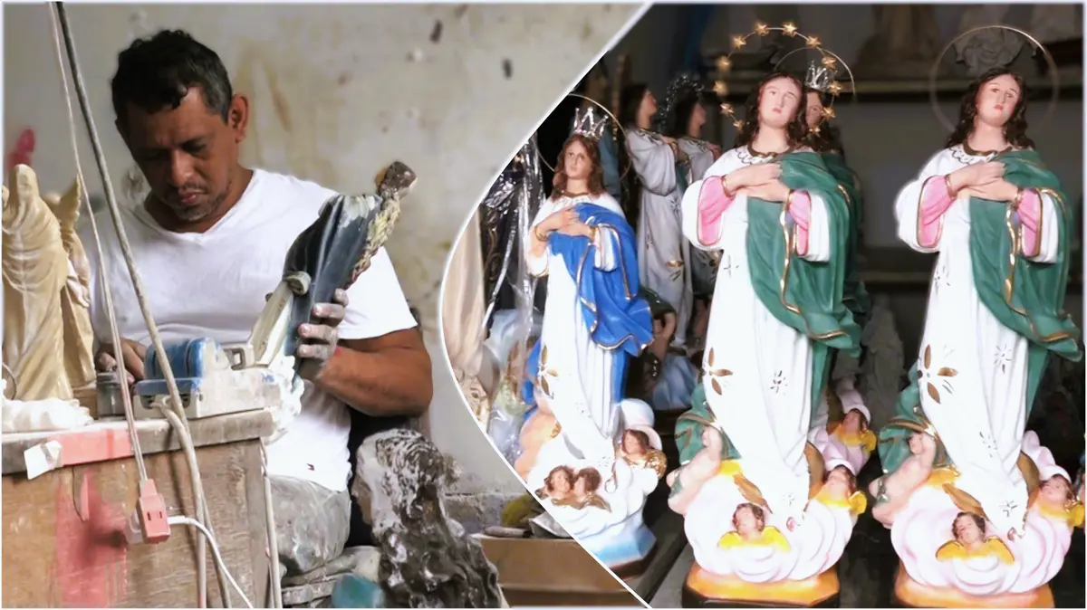 Una vida dedicada a la creación de imágenes religiosas