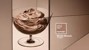 Pantone revela el color del año 2025: Mocha Mousse