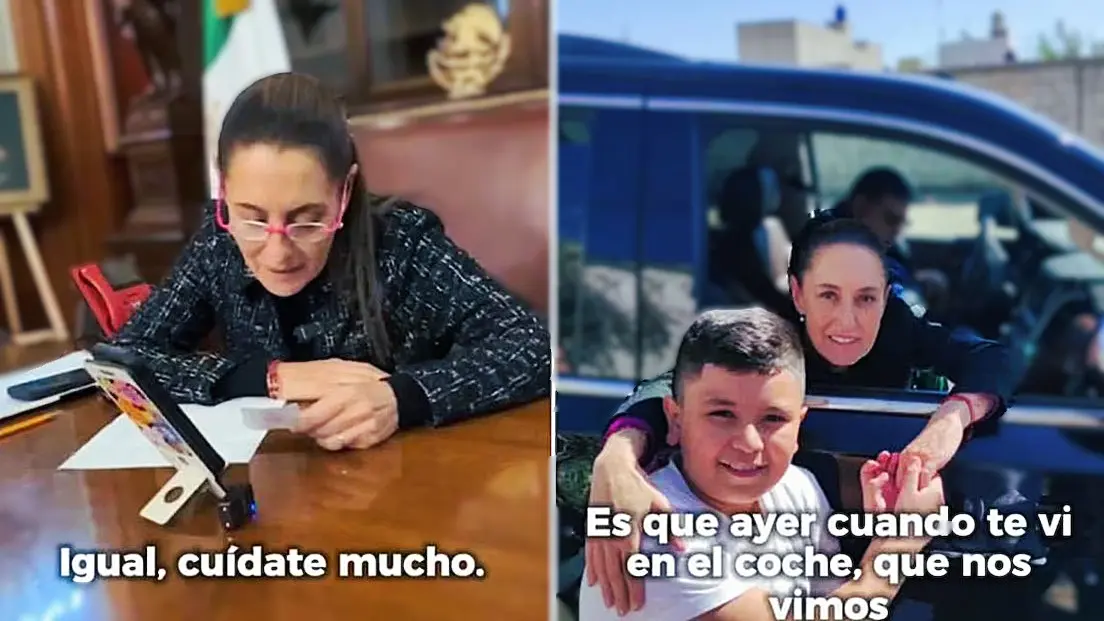 Presidenta Claudia Sheinbaum responde al llamado de un niño que pidió ayuda