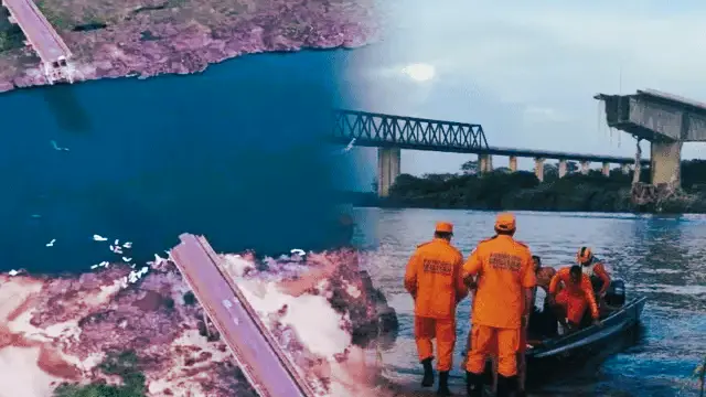 Puente colapsa en Brasil, dejando dos muertos y ocho desaparecidos