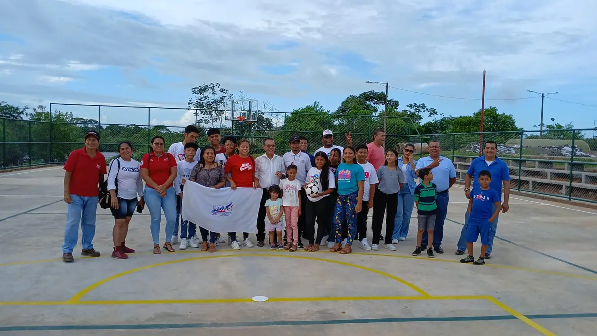 Nueva cancha multiusos beneficia a la juventud en Bluefields