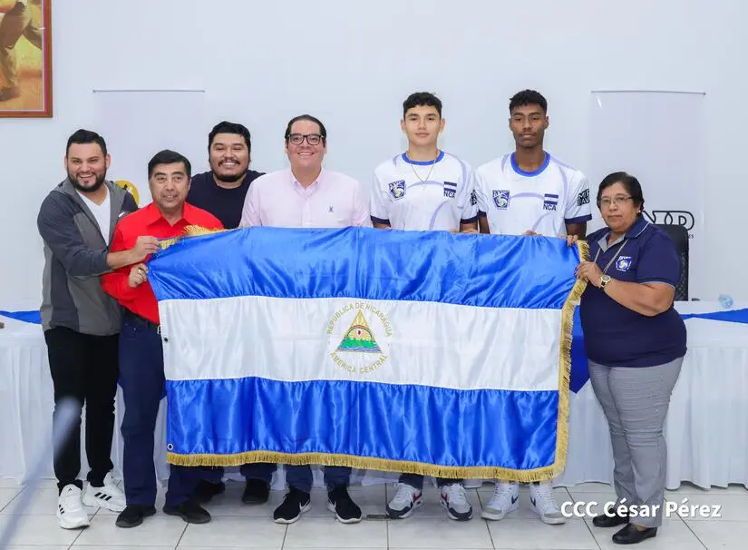 Nicaragua abanderó selección de Voleibol U19 para campeonato Centroamericano