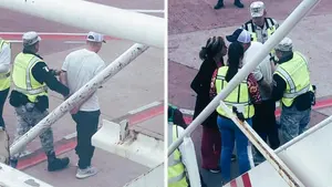 Sujeto amenaza a tripulación y desata caos en vuelo comercial