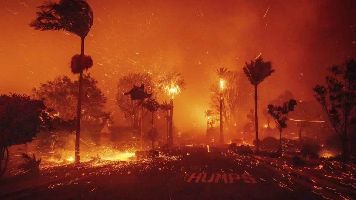 Así se observa desde el espacio el incendio que consume California