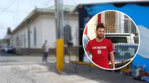 Lionel Messi es visto por las calles de Carazo