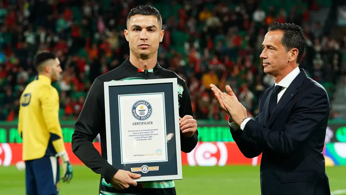 CR7 sigue haciendo historia con un nuevo récord Guinness