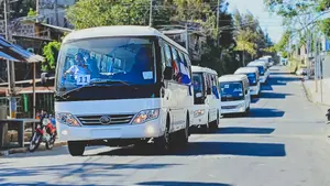 Nuevos microbuses Yutong fortalecen el transporte en Carazo