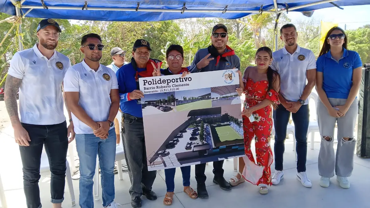 Diriamba inaugura el primer Polideportivo en el barrio Roberto Clemente