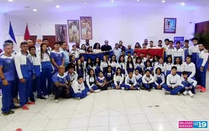 Delegación de Karate Do abanderada para competir en el Campeonato Centroamericano