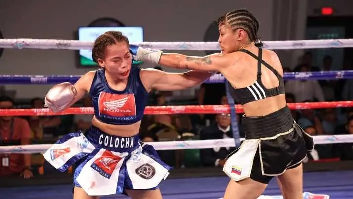 "La Colocha" Ortega y "Cascabel" Zapata dominan en vibrante noche de boxeo