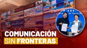 Encuentro con el periodismo global desde los estudios de CCTV+ en Beijing