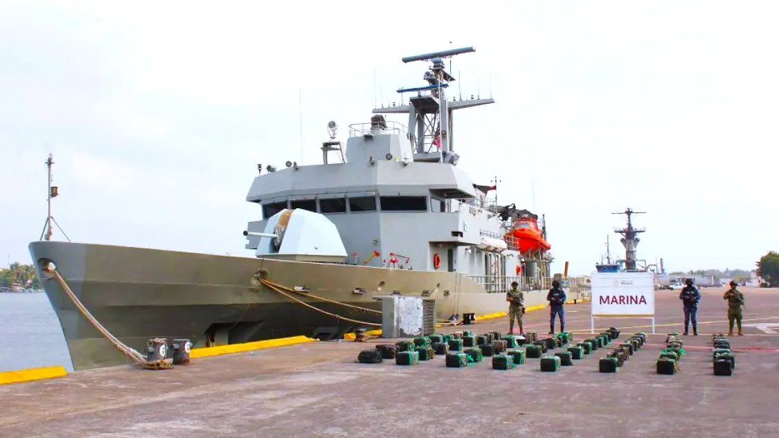 Armada de México decomisa 1,28 toneladas de cocaína en Michoacán