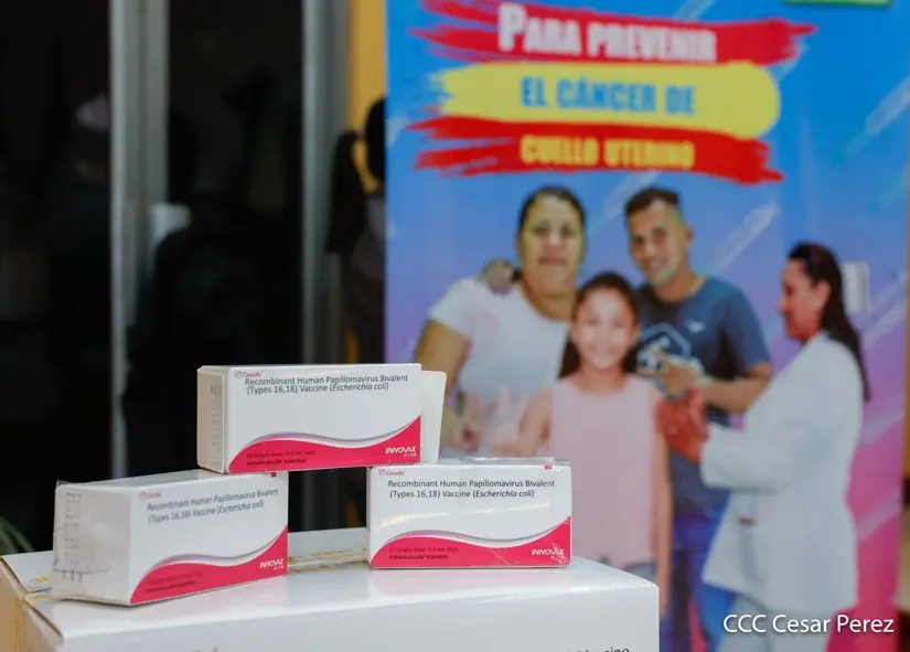 Nicaragua avanza en campaña de vacunación contra el VPH