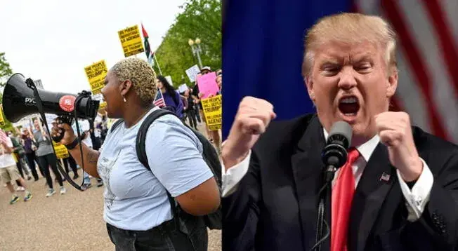 Trump llama "animales" a manifestantes contra políticas migratorias en Los Ángeles