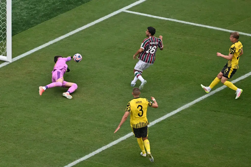 Fluminense domina, pero no rompe el cero ante el Dortmund