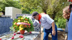 Militancia y autoridades conmemoran a compañeros caídos en Jinotepe