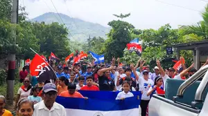 Rumbo al 46/19: Caminata revolucionaria en El Coco, Nueva Segovia