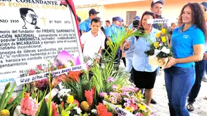 Militancia sandinista en Ocotal honra legado de Carlos Fonseca