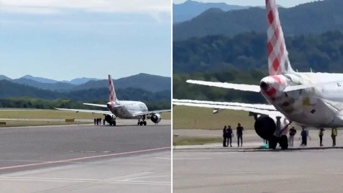 Hombre muere succionado por turbina de avión en aeropuerto italiano