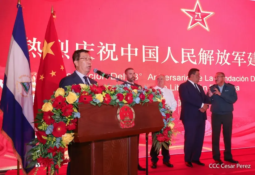 Nicaragua celebra los 98 años del Ejército Popular de Liberación de China