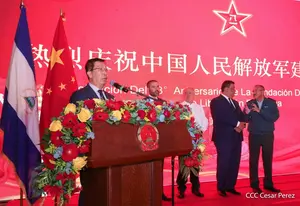 Nicaragua celebra los 98 años del Ejército Popular de Liberación de China