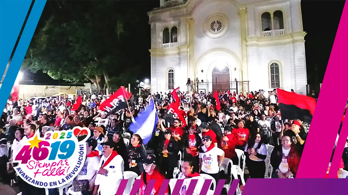 Militancia de Carazo sintonizan mensaje del 46/19 con fervor revolucionario