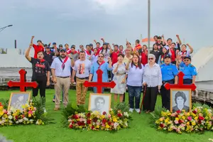 Masaya rinde tributo a tres jóvenes que ofrendaron su vida por la libertad