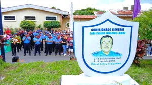 Diriamba homenajea al Comisionado Luis Emilio Bustos López