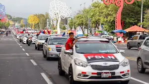 Fiesta revolucionaria 46/19 recorre las calles de Managua