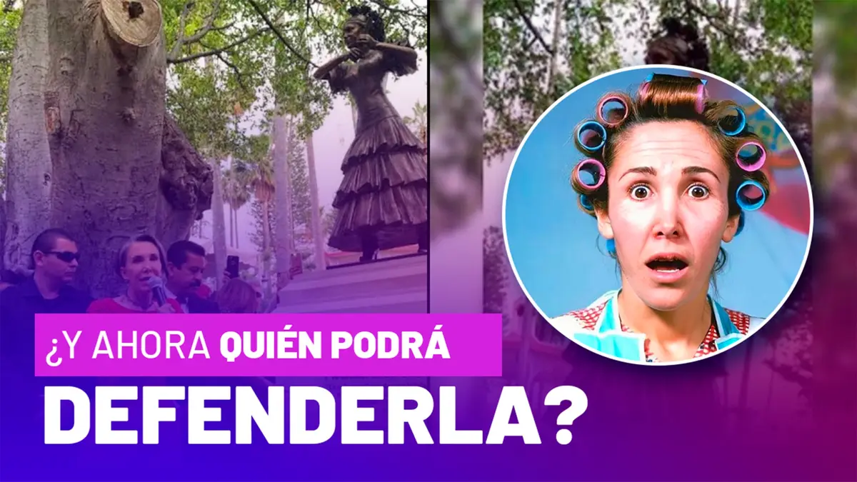 Quieren quitar estatua de Florinda Meza por "venganza"