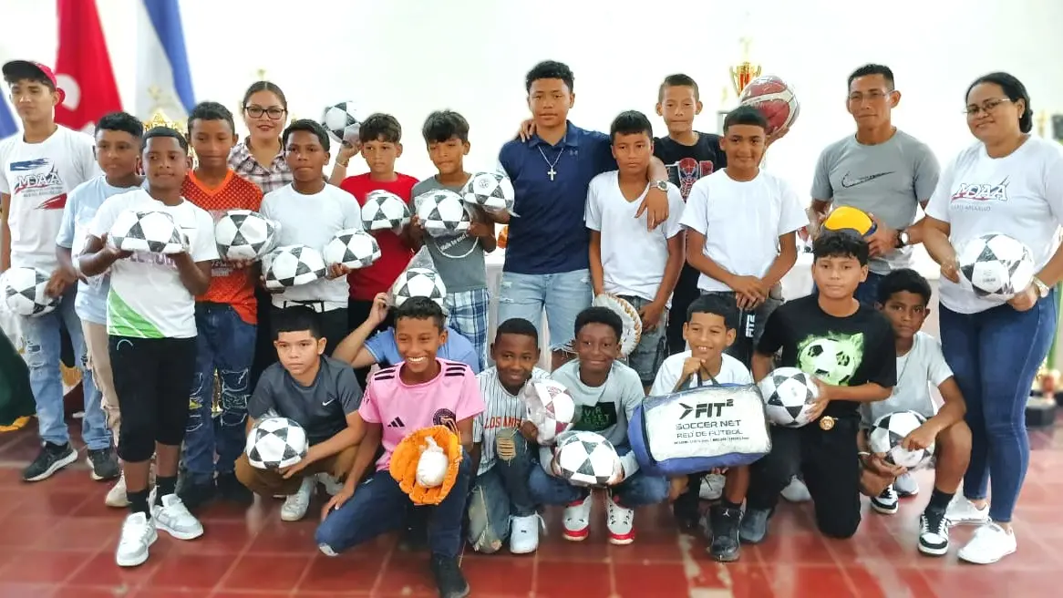 Juventud Sandinista fortalecen el deporte en la Costa Caribe Sur