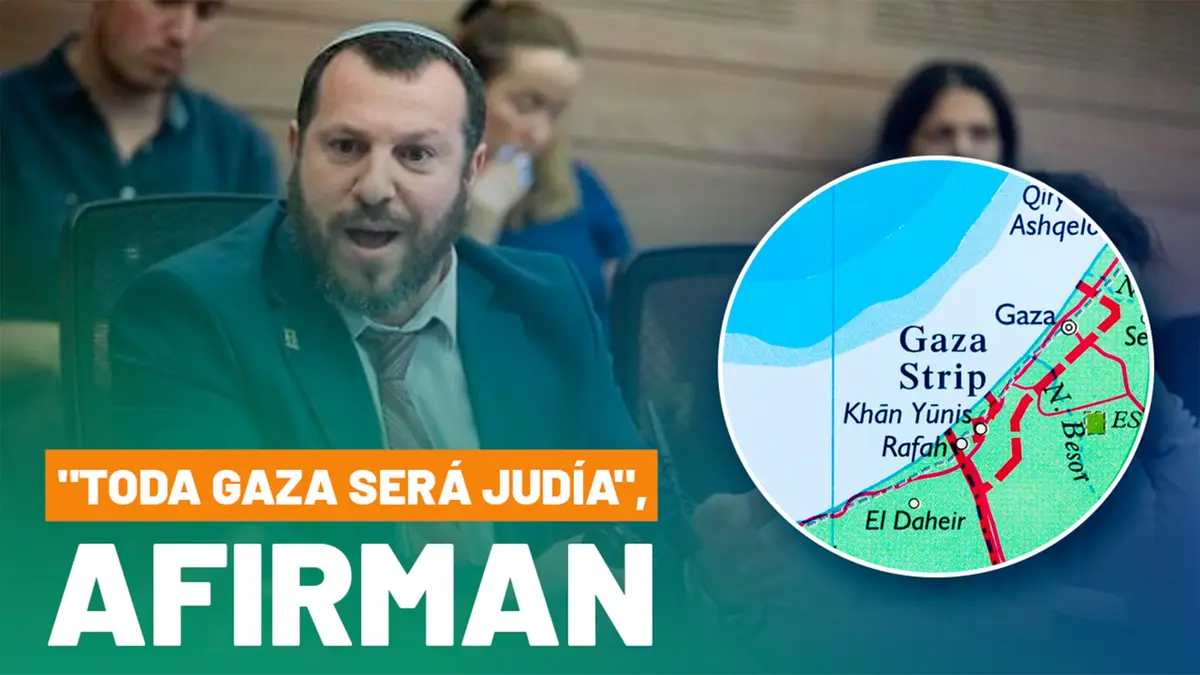 Israel planea arrasar con Gaza y construir asentamientos