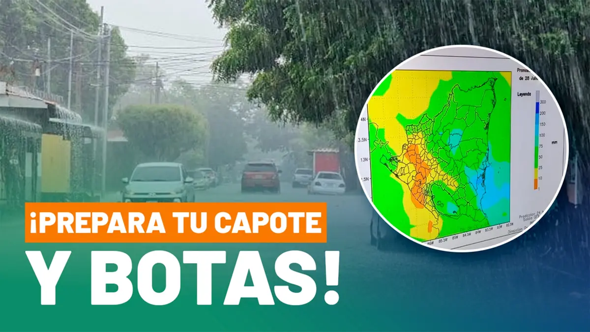 Dos ondas tropicales provocarán lluvias esta semana, informa Ineter