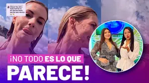 Disfrutaba de un baño de espumas en el mar, pero en realidad eran aguas negras