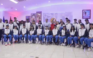 Atletas nicaragüenses son abanderados rumbo a los II Juegos Panamericanos Junior