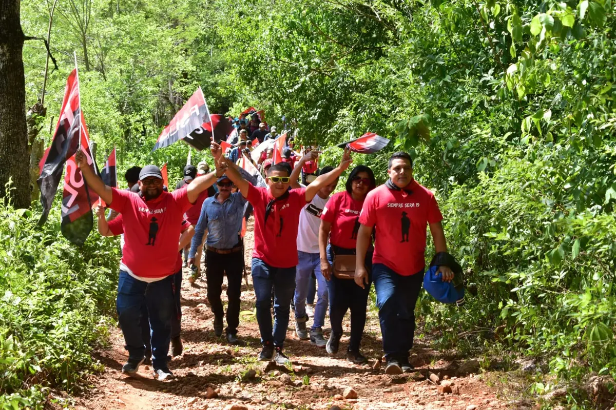 Militancia rinde homenaje a Arlen Siu y combatientes caídos en El Guayabo