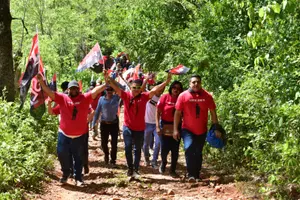 Militancia rinde homenaje a Arlen Siu y combatientes caídos en El Guayabo