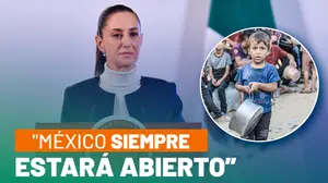 Presidenta Sheinbaum dispuesta a recibir niños huérfanos palestinos