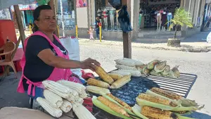 Más de tres décadas llevando sabor y alegría con elotes asados en Chinandega