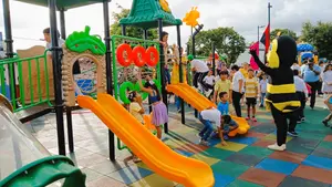 Diriamba entrega parque renovado para la niñez