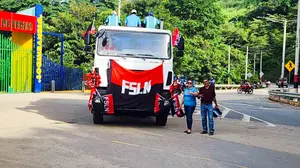 Camión Volquete procedente de Bielorrusia llega a Wiwilí, Nueva Segovia