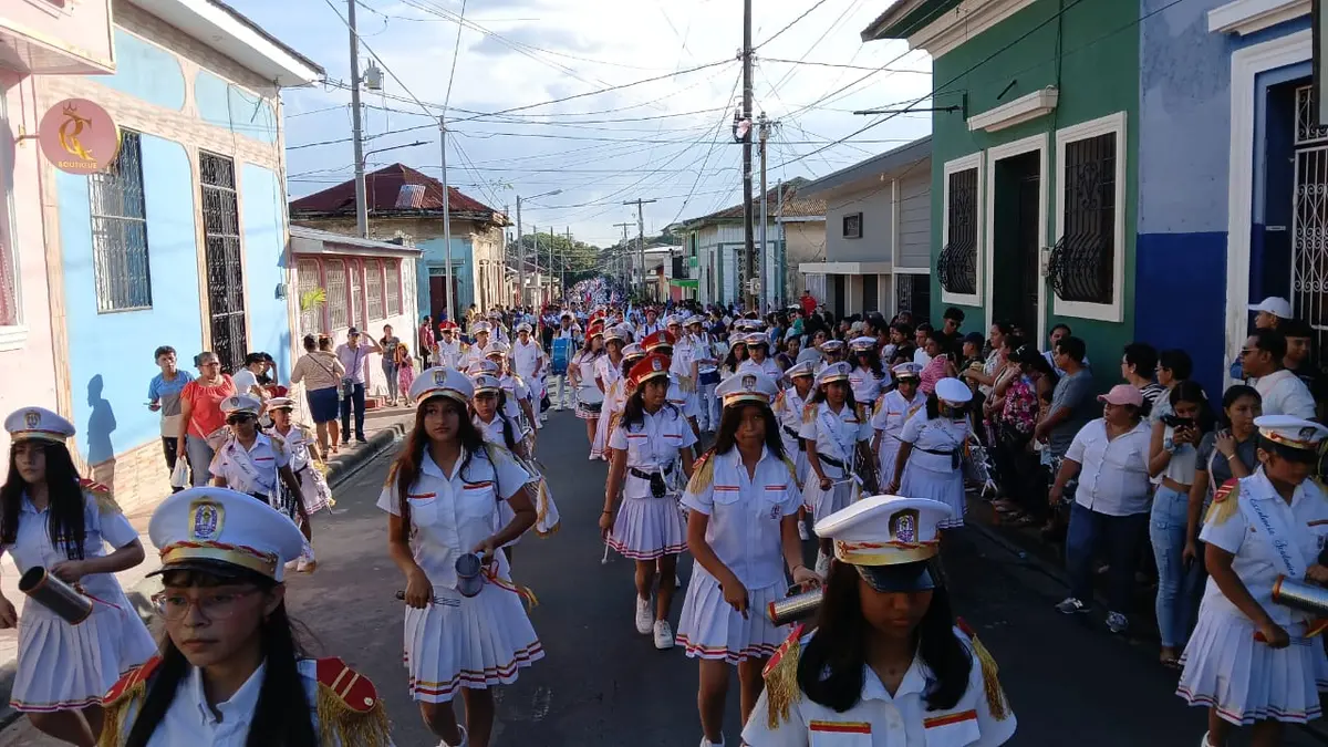 Con fervor Patrio, Diriamba celebra el tercer Desfile Escolar “¡Todos San Jacinto!”