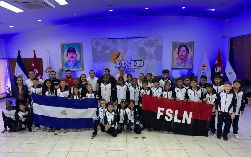 Nicaragua abandera a sus atletas infantiles para Juegos Estudiantiles Centroamericanos