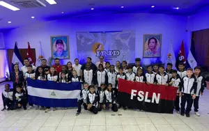 Nicaragua abandera a sus atletas infantiles para Juegos Estudiantiles Centroamericanos