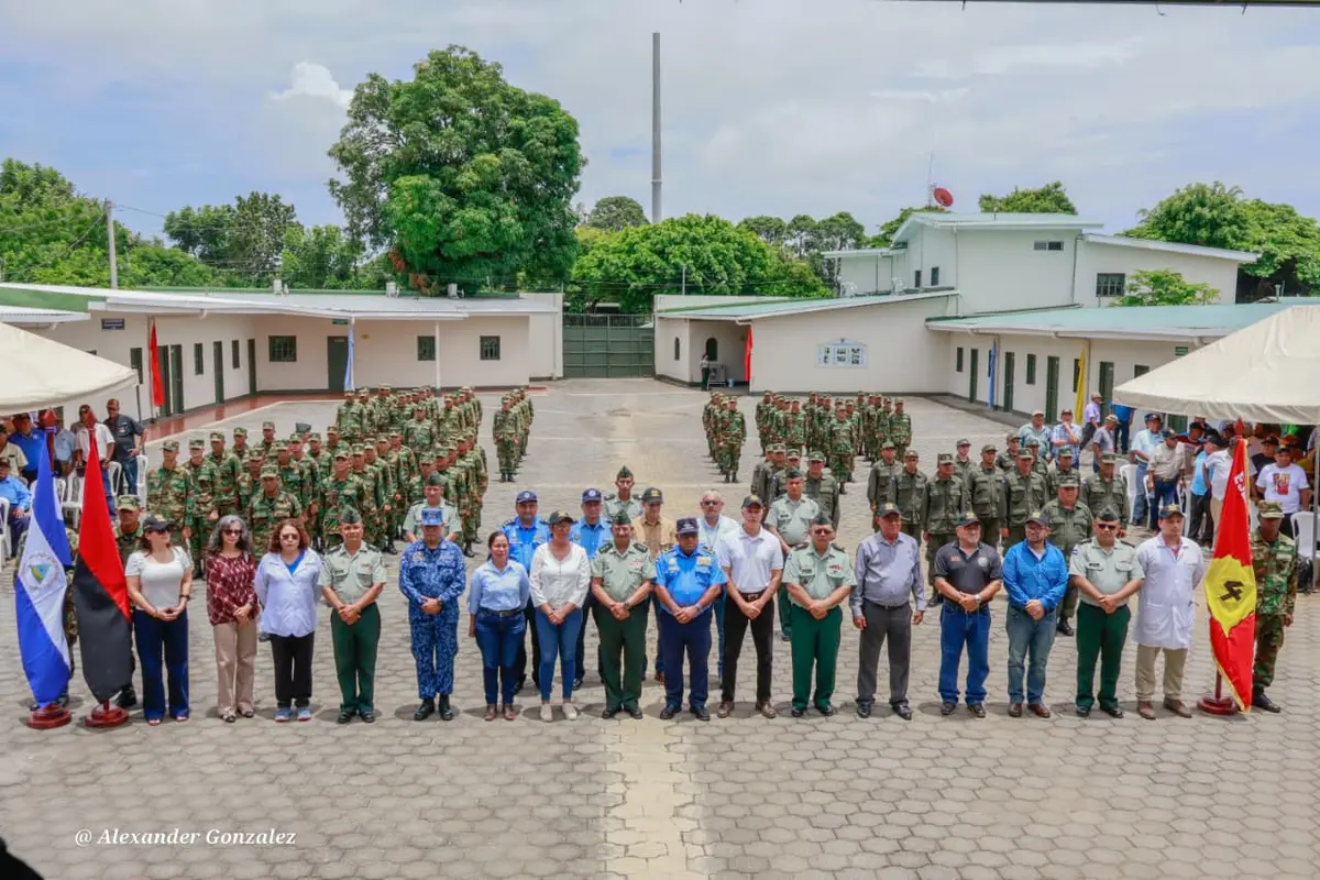 Ejército de Nicaragua reconoce méritos con ascensos en el Comando Militar de Rivas